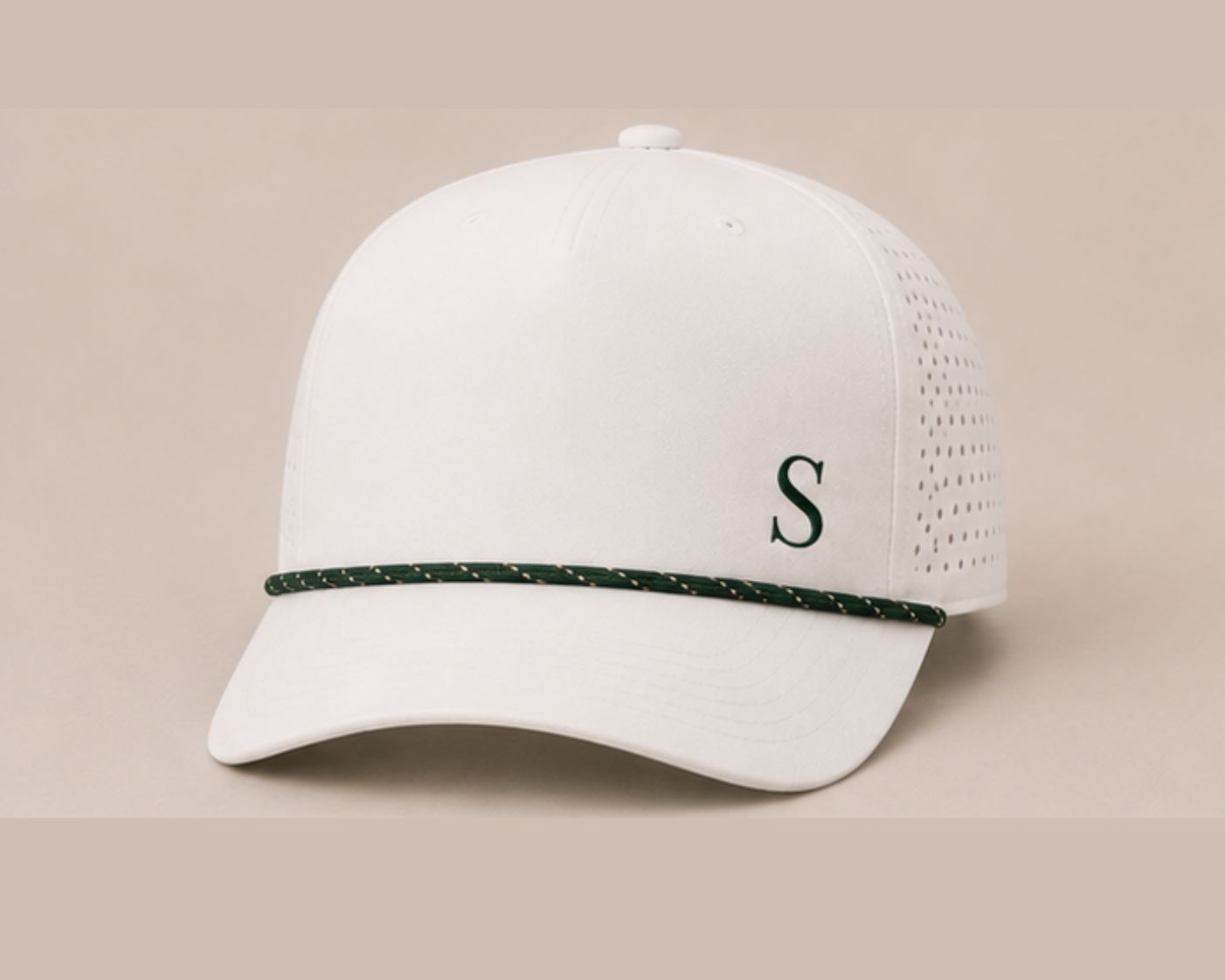Selah Hat — Bone White front view